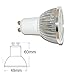 10pcs Pack 110V 4W GU10 LED Bulbs - 3200K Warm white Spotlight - 330 Lumen, 35Watt Equivalent - 45 Degree Beam Angle