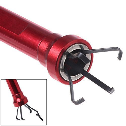 SUPERYO Magnetic Claw Pick-Up Tool Lighted Flexible Claw Grabber for Litter Pick Home Sink Garden