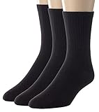 Sportoli Boys' Soft Ribbed Classic Cotton Crew Casual Uniform Socks (Pack of 3)