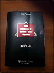 Handbook Of Section 1983 Litigation Esq David W Lee 9780735581081 Amazon Com Books