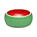 Mkono No-Tip Ceramic Rabbit Food Bowl Feeder for Guinea Pig, Watermelon