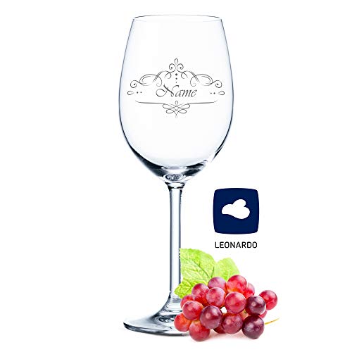 2x Leonardo Weingläser Vintage Weinranke graviert mit Namen & Motiv - Geschenk für Paare - Geschenk für Geburtstag… – Bild 5