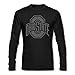 Men's Ohio State Buckeyes Grand Slam Logo Long Sleeves Tee Black