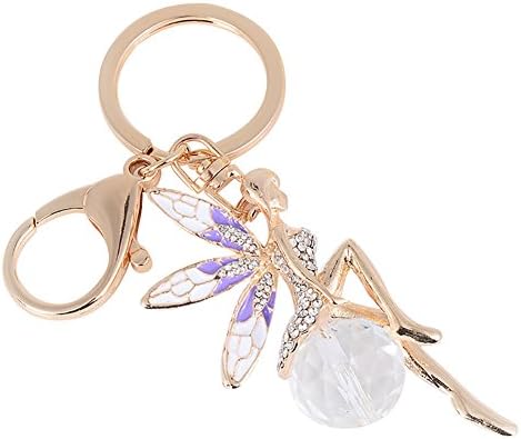 TangbasiCute Fairy Key Chain Keyring Charming Purse Bag Hanging Pendant