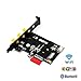 SUPERPLUS Pcie WiFi Card to PCI-E x1 Adapter Card PC/Hackintosh Without BCM943224PCIEBT2/bcm94360CS2/BCM943602CS WiFi Card