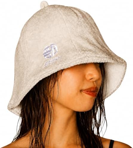 Double Gauze Sauna Hat – Lightweight Quick-Dry Bucket Hat for Infrared Sauna Amazon.com: Tokyo Breeze Sauna Hat – Lightweight Soak & Wear  main image 3