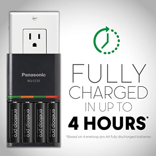 Panasonic BQCC55KSBHA Advanced eneloop pro Rechargeable Battery 4 Hour