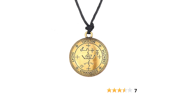Cross Talisman Pendant Men Necklace 