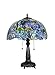 Chloe Lighting CH33373WP16-TL2 Tiffany-Style Wisteria 2 Light Table Lamp 16-Inch Shade, Multi-Colored