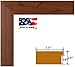 US Art Frame 13x19 Faux Distressed Oak, 1.25 Inch Flat MDF Wood Composite, Wall Decor Picture & Poster Frame