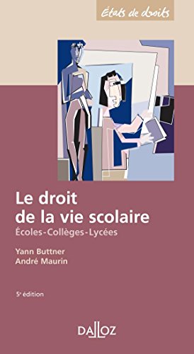 Le  droit de la vie scolaire