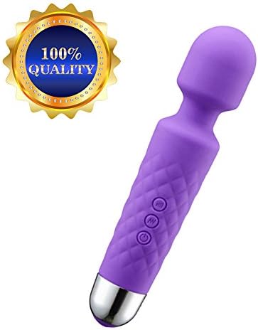 Wireless Massager Wand 20 Pulses Patterns, MIFANA USB Massaging Wand Waterproof Massager Equipment With 8 Powerful Speeds