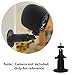 AirsFish Security Camera Wall Mount(3 packs), Adjustable Indoor and Outdoor Wall Mount for Arlo, Arlo Pro, Arlo Pro 2 and Other Compatible Models (Black )