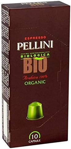 Pellini Luxury Organic Nespresso Compatible Coffee Capsules 10 per pack