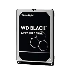 WD Mobile Black 1TB HDD 7200rpm SATA Serial ATA 6Gb/s 64MB Cache 2.5p RoHS Compliant Interne Bulk