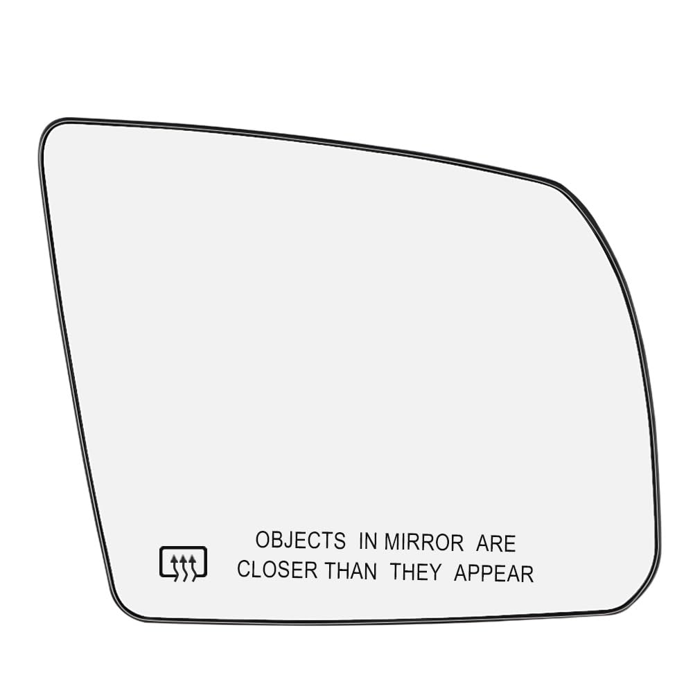 Photo 1 of Senzeal Passenger Side Heated Mirror Glass Replacement for Toyota Tundra 2007-2020 Toyota Sequoia 2008-2017 87903-0C020 (Right Side)