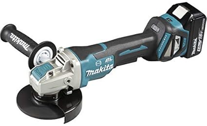 Makita Dga519rtj1 Meuleuse D Angle O 125 Mm Systeme X Lock 2 Batteries 18 V Li Ion 5 Ah Coffret Makpac Amazon Fr Bricolage