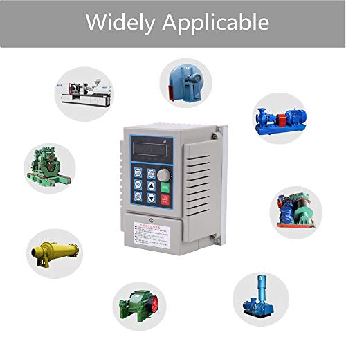 Variable Frequency Drive, 1pc AC 220V 0.75kW Variable Frequency Drive VFD Adjustable-Frequency Drive Speed Controller Inverter Single Phrase