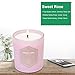 Sweet Rose Scented Candle Soy Wax Long Burning (50 hours) Strong Fragrance Aromatherapy Candles for Home Wedding Festival Decorative, Stress Relief Romantic Dinner and Best Friend Gifts(Pink)thumb 2