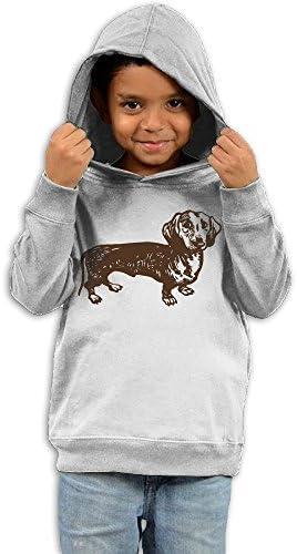 QG99lknbg Childrens Unisex Cute Dachshund Pullover Hoodie