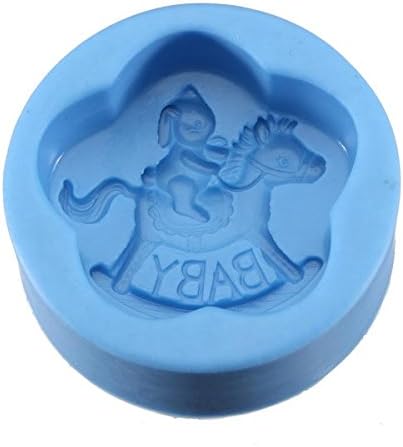 NBellShop Trojan Rabbit Baby Silicone Chocolate Mold Fondant Cake Soap Mold