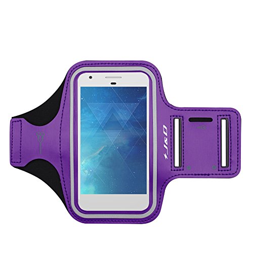 J&D Armband Compatible for Google Pixel XL/Pixel XL 2017/ZTE Axon 10  Pro/Nokia V Armband, Sports Running Armband with Key Holder Slot