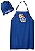 NCAA College Men's Chef Hat and Apron