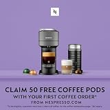 Nespresso Vertuo Next Coffee Machine by De'Longhi with Aeroccino Dark Grey view 2