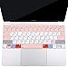 MOSISO Keyboard Cover Compatible with MacBook Pro 13 inch A1708 Without Touch Bar 2017 2016 Release & Compatible with MacBook 12 inch A1534, Silicone Protective Skin, Mac OS X Shortcut, Rose Quartz
