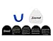 Zeenal Mouthguard w/ Vented Case and Fitting Instruction - Strapped and Strapless - Fit Football, Hockey, Soccer, LaCrosse - All Sports (White - Blue)