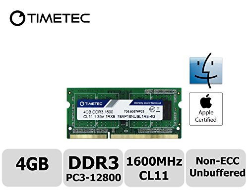 Timetec-Hynix-IC-Apple-DDR3-1600MHz-PC3-12800-SODIMM-Memory-upgrade-For-MacBook-Pro-13-inch-Early-2011iMac-215-inch-Mid-2011-Mac-Mini-Mid-2011-Server