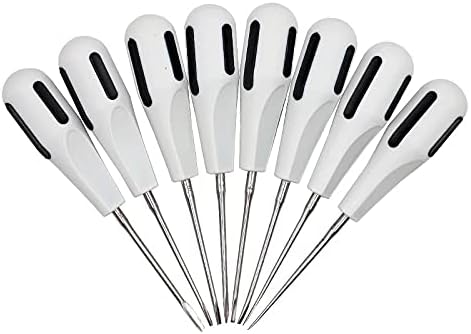 8-Piece Dental Extraction Elevator Set – Stainless Steel Instruments By ODM (Silver, Pakistan Made)