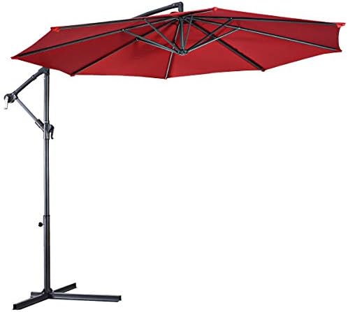 Tangkula Patio Umbrella 10 Ft Outdoor O Buy Online In Brunei At Desertcart