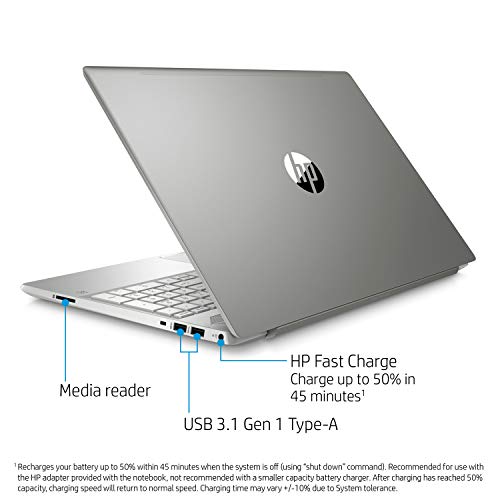 HP Pavilion Laptop, 15.6" Full HD IPS Touchscreen, 10th Gen Intel Core i5-1035G1 Processor up to 3.60GHz, 12GB RAM, 512GB PCIe NVMe SSD, Backlit Keyboard, HDMI, Wireless-AC, Bluetooth, Windows 10 Home