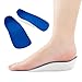 Optifeet Height Increase Insoles Ergonomic 3/4 Length Heel Lift Inserts with Massaging Nodules (2CM)(Blue & White)