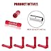 Hilitchi 100pcs 22-16 Gauge Butt Insulated Splice Terminals Electrical Wire Crimp Connectors