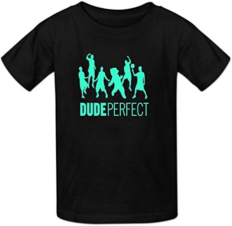 Design ByHunams Dude Perfect Silhouette Boy's Short Sleeve T-Shirt S Black