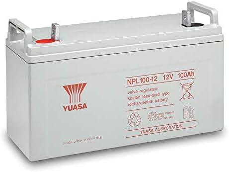 YUASA NPL100-12 VRLA AGM BATTERY 12VOLT 100AH
