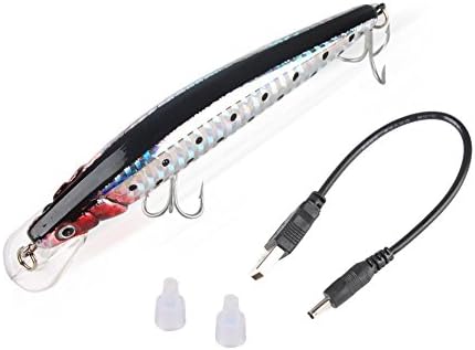 Yeawooh Electric USB Charging Fishing Lure Bait Fishing Tackle Tool with Light