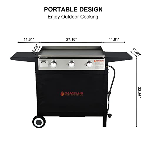 Flat Top Grill Griddle,Camplux Propane gas outdoor grill Griddle