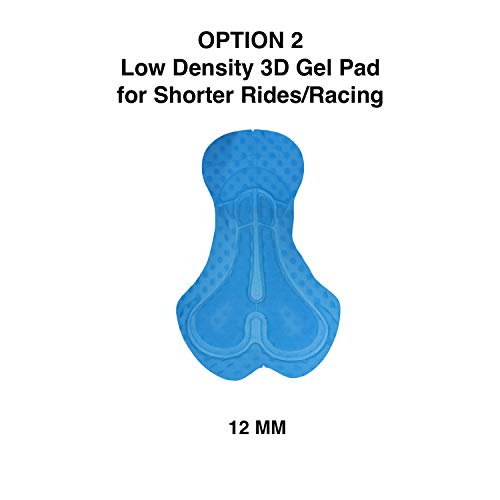 image for Urban Cycling Apparel Pro Men's Cycling Bike Bib Shorts, with Two 3D G