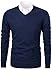 Mesahara Mens Slim Fit Light Weight V-Neck Pullover Sweater