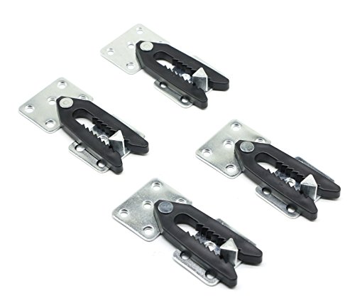 PGCOKO 4pcs Sofa Couch Sectional Furniture Connector Joint Snap Alligator Clip Style