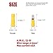 Hilitchi 50Pairs Insulated Male Female Bullet Quick Splice Wire Terminals Wire Crimp Connectors (Yellow, 12-10 Gauge)