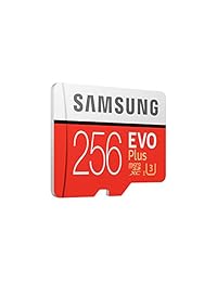 Samsung 256GB EVO Plus Class 10 UHS I (MB MC256GA EU) Tarjeta microSDXC U3 con adaptador, lectura de hasta 100 MB s, escribe hasta 90 MB s