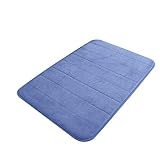 AmazingDays Memory Foam Coral Velvet Non Slip Bathroom Mat/Bath Rug Absorbent Soft Memory Foam Mat Bath & Ultra Soft Shaggy Nursery Rug Home Room Plush Bathroom Bedroom Floor Shower Rug Decor