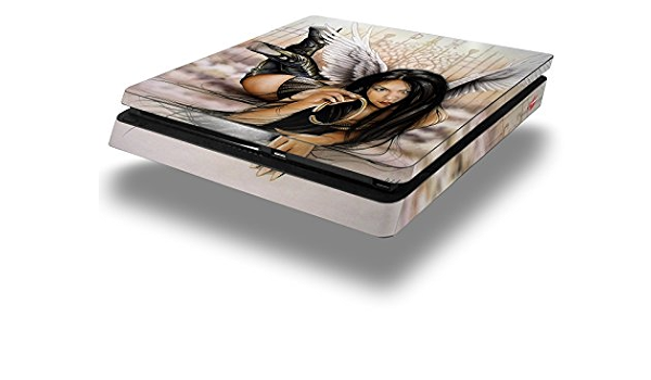 Amazon Com Wraptorskinz Ps4 Slim Skin Wrap Broken Halo Decal Style Skin Fits Sony Playstation 4 Slim Console Video Games