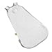 Nested Bean Zen Sack Winter Weight - Gently Weighted Infant Sleep Bag Designed to Feel Like You (TOG 2.5)(100% Cotton)(Stardust Grey)(6-15 Months)
