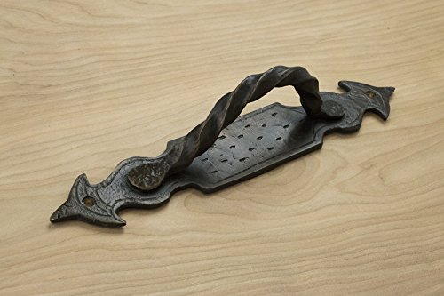 Pull Handle 12" For Doors and Gates Solid Silicon Bronze Oil Rubbed Bronze Finish Copper Canyon Foundry …