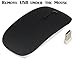 Wireless Computer Optical Mouse (Black): Ergonomic Grip Ultra Thin Design USB 2.4 G Receiver Apple Accessory Mac Book, PC Plus Stylus Pen No Charge